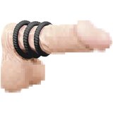 You2Toys Prstan za penis Lust trio - črn | Shoptok.si