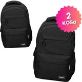 STREET Komplet nahrbtnikov Happy Black, 2 kosa | Shoptok.si