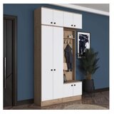 Hanah home Ormar za hodnik EA145 - 3840, 119,6x226,4x37,5 cm, Bijela | Eponuda.ba