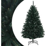  Umjetno božićno drvce s nogom 150 cm PVC Tamnozelena | shoptok.hr