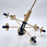  Luster na šipci ROLLO 8xE14/5W/230V zlatna/zadimljeno-bež | Eponuda.com