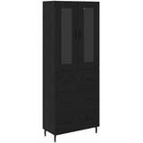  Highboard 2 kom. Crni hrast 69,5 x 34 x 180 cm | shoptok.hr