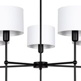  Luster na stalku MADELA 5xE14/40W/230V bela/crna | Eponuda.com