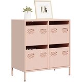 vidaXL Komoda roza 68x39x73,5 cm hladno valjano jeklo Cene