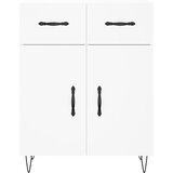  Visoka komoda bijela 69,5x34x180 cm konstruirano drvo | shoptok.hr