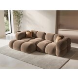 Cosmopolitan Design Rjava žametna kotna sedežna garnitura (levi kot/z ležalnikom) Loretto – | Shoptok.si