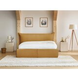 Bobochic Paris Žuti tapecirani bračni krevet s prostorom za odlaganje s podnicom 180x200 cm Jade – | shoptok.hr