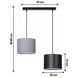  Luster na sajli TUZ 2xE27/60W/230V | Eponuda.com