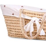 Childhome pletena košara moses z vzmetnico in bombažno prevleko hearts | Shoptok.si