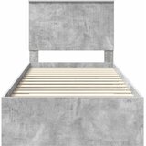  Krevetna konstrukcija s ladicama Betonski sivi 90 x 190 cm | shoptok.hr