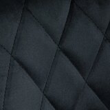  Set 2 barske stolice podesive okretne baršun s naslonom čelik crne | shoptok.hr