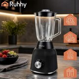  1200W steklen električni blender in me&amp;scaron;alnik in bidon črn Slike