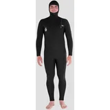 4/3mm Hooded Chestzip Full Neoprenska obleka black