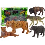  African Forest Animals Figure Set Bear Tiger | Shoptok.si