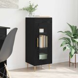  Kreveta Crni hrast 34 x 34.5 x 90 cm Konstruirano drvo | shoptok.hr