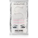 Makeup Revolution Metallic Muse Face Gems nalepke za obraz 1 g