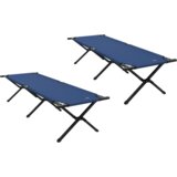 vidaXL Zložljive sončne postelje 2 kosa z torbo Modra 600D Oxford tkanina | Shoptok.si