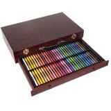 Maaleo set za slikanje i crtanje u drvenom koferu s ladicom, 148 dijelova | shoptok.hr