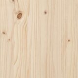 vidaXL jedilna miza y okvir 50x50x75,5cm trdna borovina lito železo | Shoptok.si
