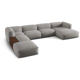 Micadoni Svijetlo siva kutna garnitura (s lijevim kutom/u obliku slova "U") Martina – Home | shoptok.hr