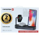 Swissten punjač Apple 4u1 za Apple Watch, Airpods, iPhone + običan USB izlaz | shoptok.hr