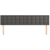  Uzglavlja tamnosiva 200x5x78/88 cm baršunasta | shoptok.hr