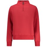 North Sails ŽENSKI CRVENI DUŽI SWEATSHIRT S PATENT ZATVARAČEM | shoptok.hr