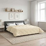  Poletna odeja krema 220 x 240 cm Mikrofibra in Teddy flis, (5000284240) | Shoptok.si