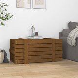  Kutija za pohranu boja meda 91x40,5x42 cm od masivne borovine | shoptok.hr