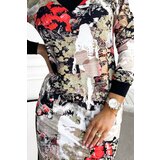 Numoco dress with a neckline and long sleeves | shoptok.hr