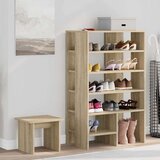  Ormar za cipele s policom 2 pcs Sonoma hrast Konstruirano drvo | shoptok.hr