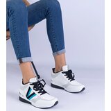 Gemre White women's sneakers with hidden wedge Ninella | Shoptok.si