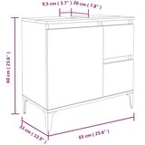  3-dijelni set kupaonskih ormarića boja hrasta sonome drveni | shoptok.hr