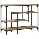  Konzolni stol s policom hrast artisan 100 x 35 x 75 cm | Eponuda.com