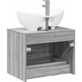  Set namještaja za kupaonicu Siva Sonoma Konstruirano drvo 62.5 x 44.5 x 50 cm | shoptok.hr