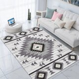 Mila Home svetlo siv pralen tekač 80x200 cm ethnic geo – | Shoptok.si