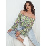 DStreet Bluzka damska hiszpanka SPRIAN zielona | Shoptok.si