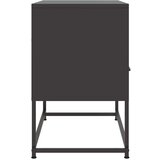 vidaXL TV omarica črna 68x39x60,5 cm jeklo | Shoptok.si