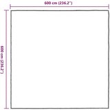  Prozirna cerada s ušicama 6x6 m polietilen | shoptok.hr
