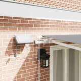  Okvir tende S LED lampica Bijelo 450 × 350 cm Aluminij | shoptok.hr