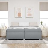  Krevetna konstrukcija Svijetlo siva 200 x 200 cm tkanina | Shoptok.si