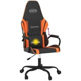  Masažni gaming stol črno in oranžno umetno usnje | Shoptok.si