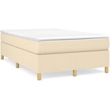  Okvir za krevet s oprugom krem 120 x 200 cm od tkanine | shoptok.hr