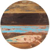  Okrugla stolna ploča 80 cm 25 - 27 mm masivno obnovljeno drvo | shoptok.hr