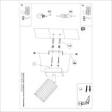  Stenska svetilka KARBON beige, (21626736) | Shoptok.si