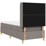  Krevet s opruga kutije Sivo-smeđa 100 x 200 cm tkanina | shoptok.hr