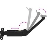  Šarka za podršku poklopcu 12 pcs Crna 192 x 32 x 50 mm Čelik | shoptok.hr
