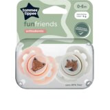 Tommee Tippee silikonska tolažilna duda Fun style - 0-6m (2 kos) | Shoptok.si