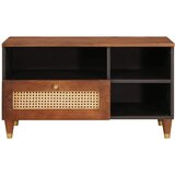 TV ormar s ladicama Smeđa 80 x 33,5 x 46 cm Čvrsto drvo manga | Eponuda.ba