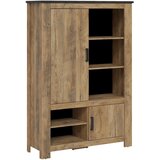 Modern Living Komoda Rapallo, Barva Kostanja, Antracit | Shoptok.si